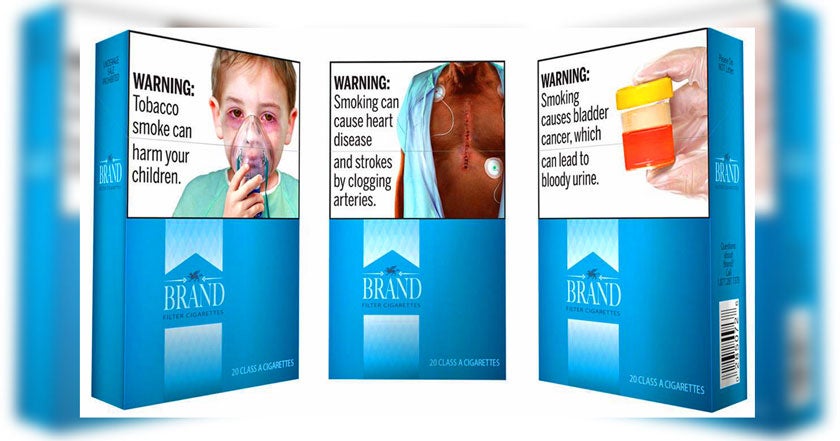 cigarette box warning pictures FDA Pushes For Disturbing Warning Labels On Cigarette Packages