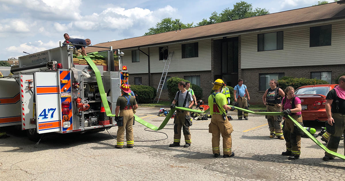 Firefighters Respond To Allegheny Co Apartment Building Fire Cbs Pittsburgh 