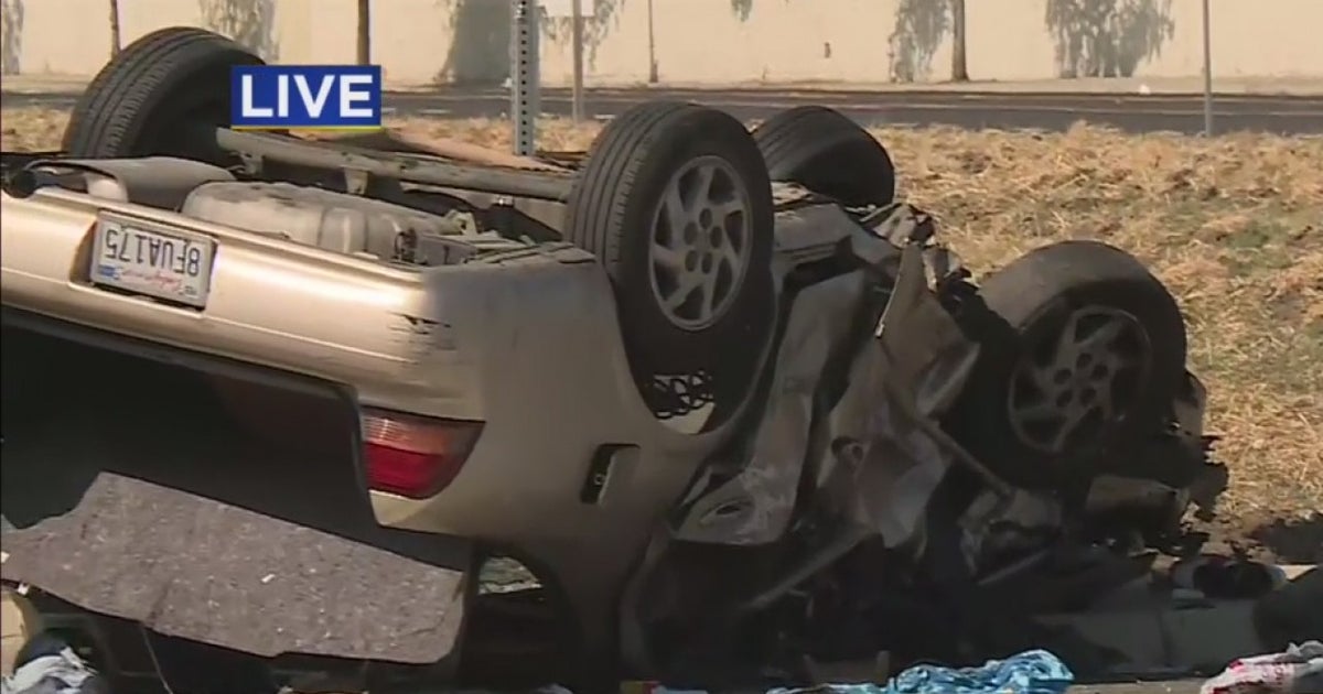 HighSpeed Chase That Started On Highway 99 Ends With Violent Crash On