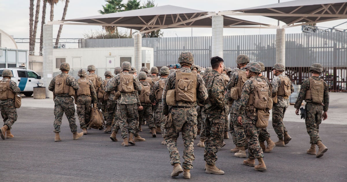 Troops Who Deployed To US-Mexico Border Will Receive Medals - CBS ...