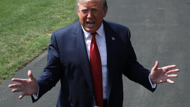 President Donald Trump Departs White House For Kentucky 