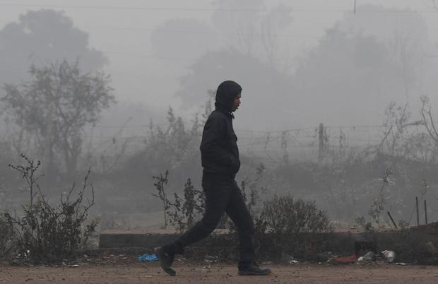 INDIA-ENVIRONMENT-POLLUTION-FOG 