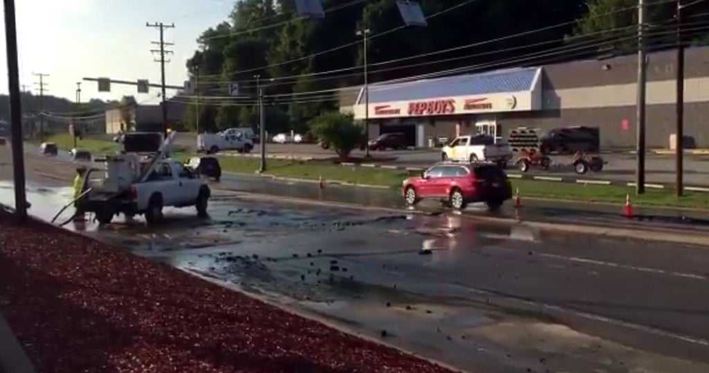 Water Main Break Shuts Down Part Of Route 51, Buses Detoured - CBS ...