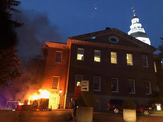 Annapolis State house Fire (002) 