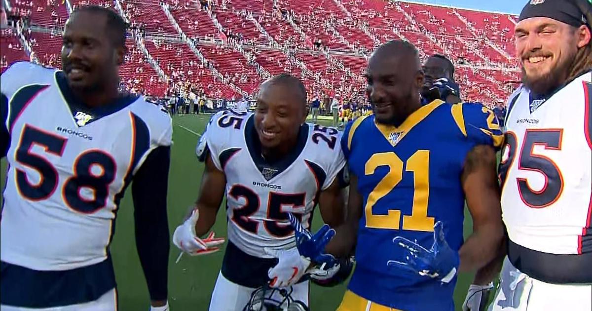 Los Angeles, CA., USA. 24th August, 2019. Los Angeles Rams defensive back  Steven Parker #38 during the NFL game between Denver Broncos vs Los Angeles  Rams at the Los Angeles Memorial Coliseum