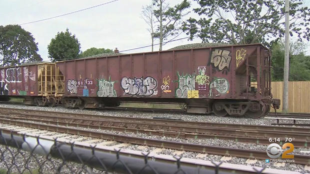 Residents Furious After Work Trains Appear, Idling Near Their Condos In Farmingdale 