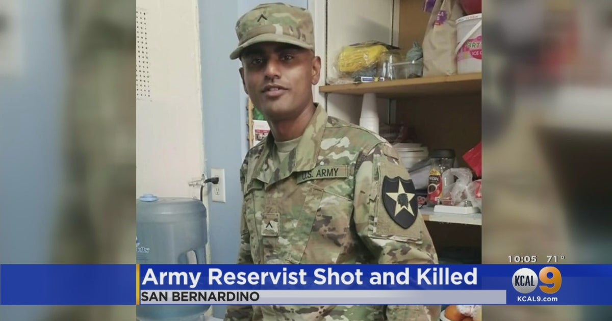Army Soldier Found Shot To Death Outside San Bernardino Apartment - CBS ...