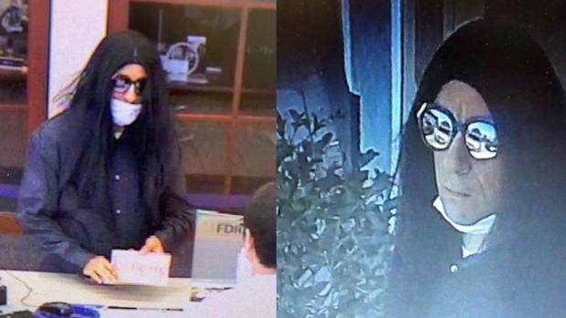 Bank Robber Wearing Wig In Millbrae 