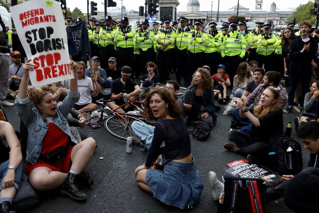 Anti-Brexit protest in London 
