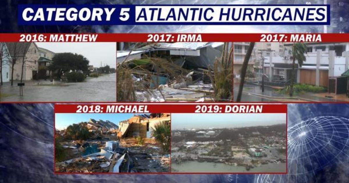 Categories Of Hurricane Here S What Hurricane Ratings Mean Cbs News