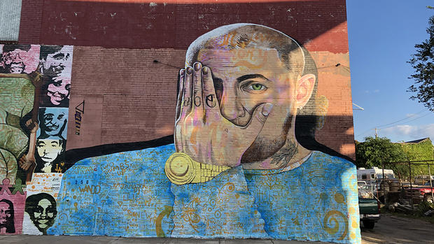 Mac Miller mural 