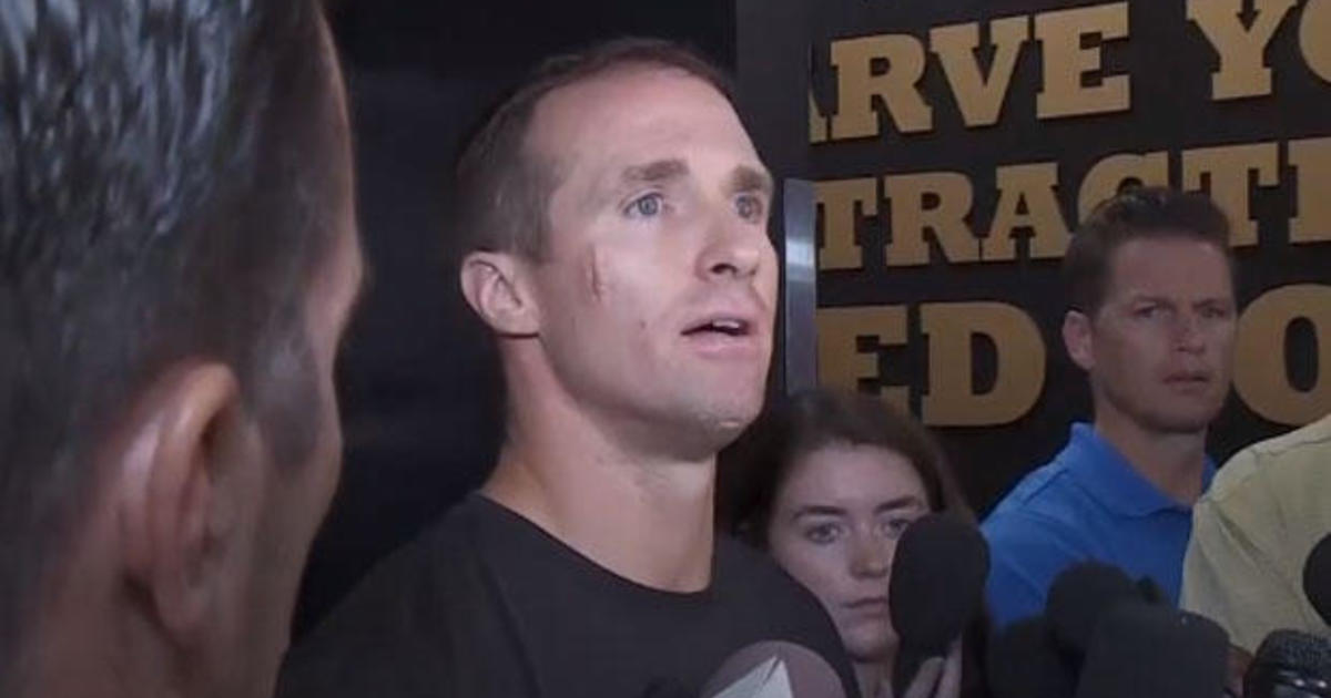 Drew Brees on family, football and giving back - CBS News