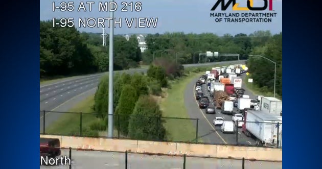 Man Fleeing Police Crashes On I-95 Near Laurel, Dies - CBS Baltimore