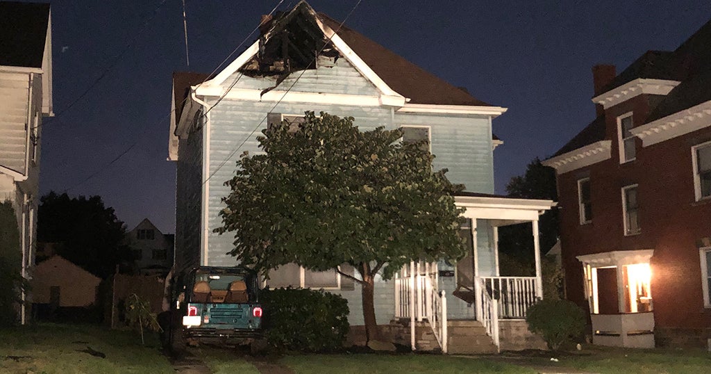 Home, Located Across From High School, Damaged By Fire - CBS Pittsburgh