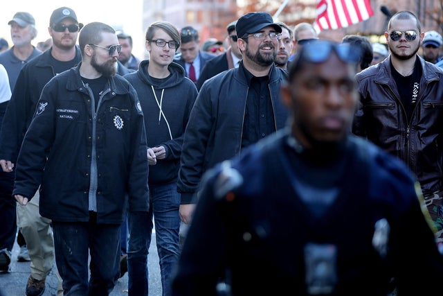 Far Right Activists Hold Anti-Immigration Protest In Washington DC 