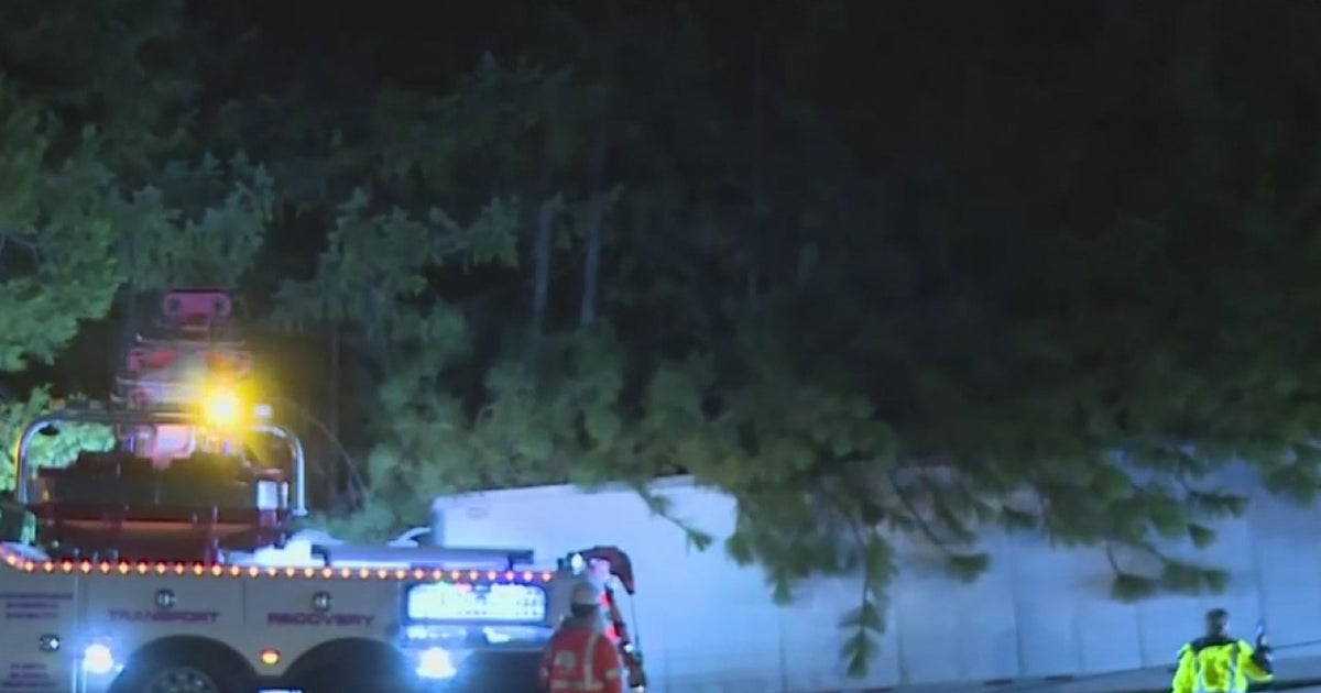 One Lane Of I-80 Reopens After Big Rig Crash Near Colfax - CBS Sacramento