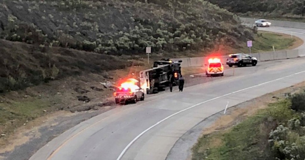 Tractor Trailer Rollover Causes Morning Rush Hour Traffic Problems