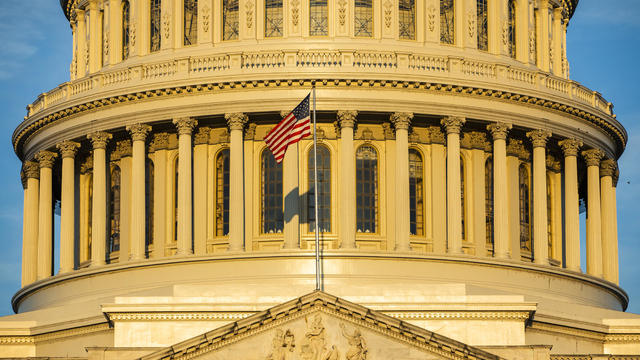 The rising sun illuminates the United States Capitol Building on September 19, 2019, in Washington. 