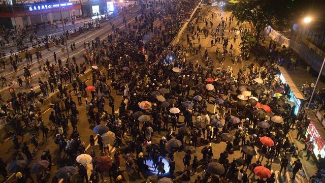 HONG KONG-CHINA-politics-unrest-CRIME 