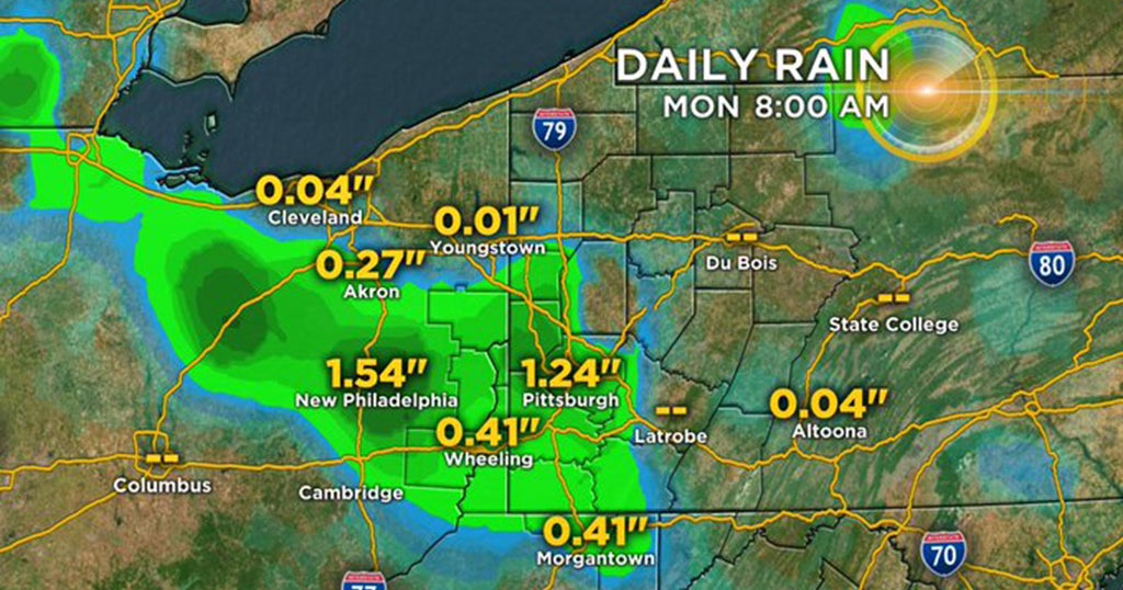 Pittsburgh Weather: Rain Starts Off Week, With Big Temperatures ...
