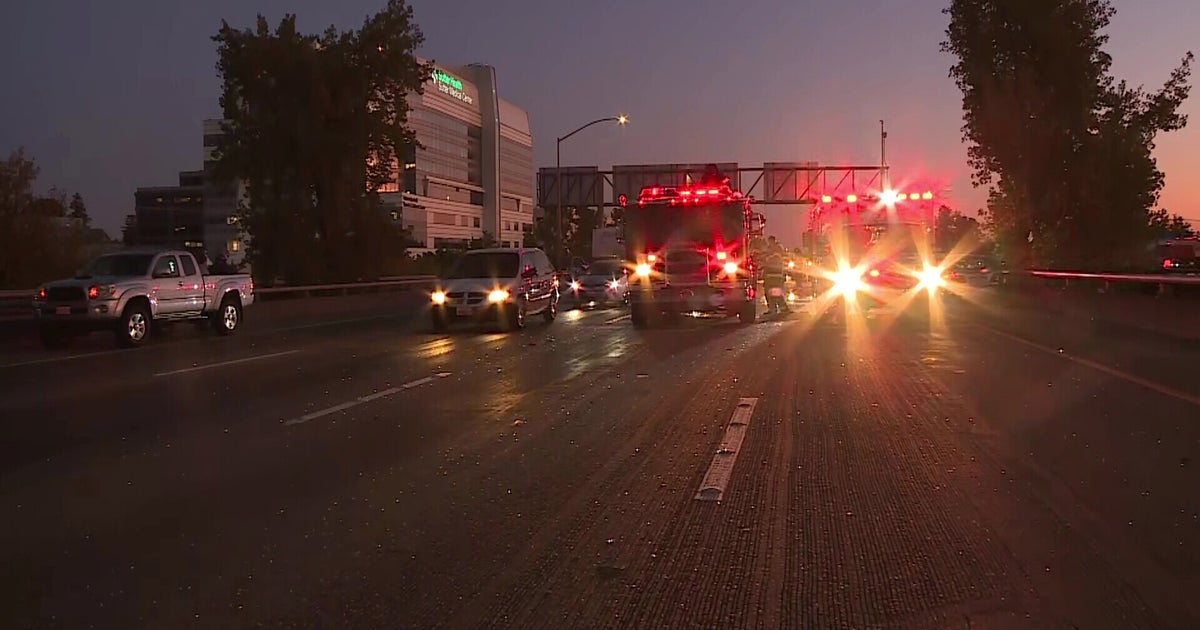 Traffic Clogged On Capital City Freeway Into Sacramento After Crash ...
