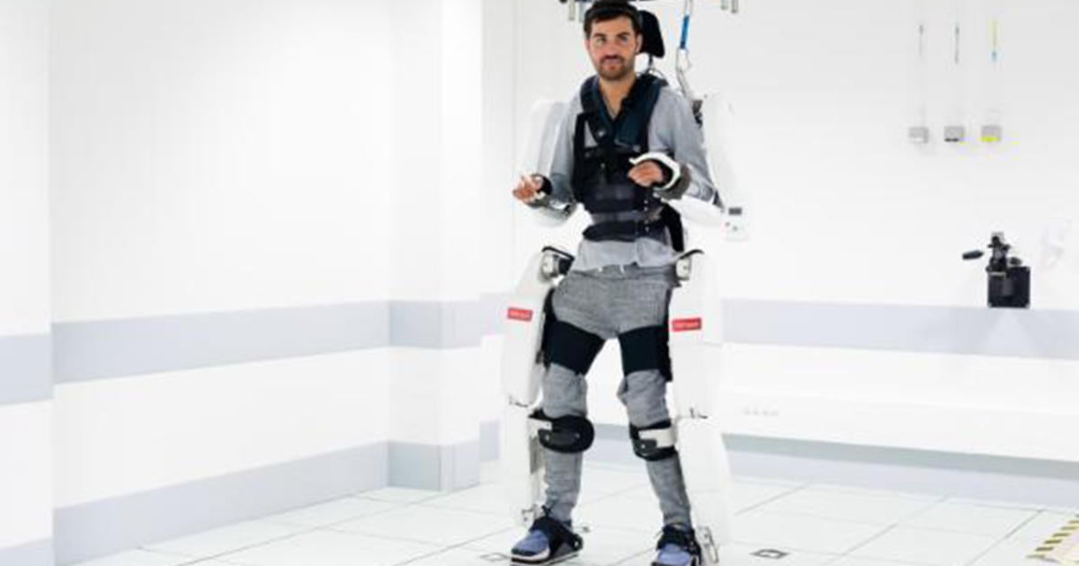 Paralyzed Man Walks Using Brain-Controlled Robotic Suit - CBS Pittsburgh