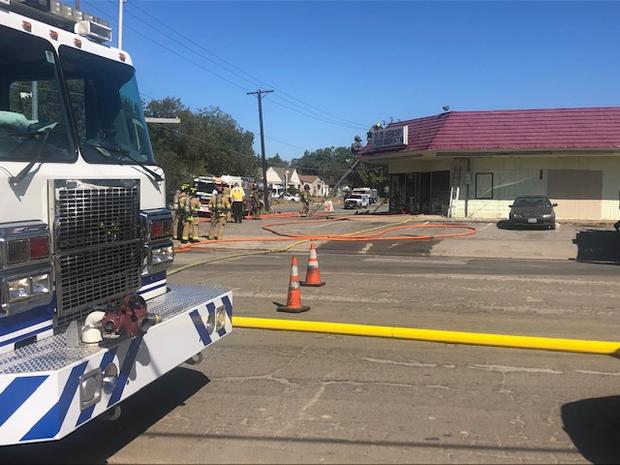 Fort Worth convenience store fire 