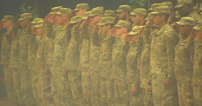 Hugs, Barks As Soldiers Return To Fort Carson From Middle East - CBS ...