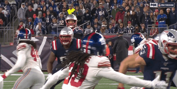 Tom Brady to Julian Edelman 