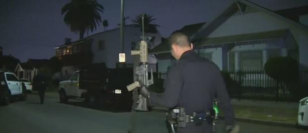 Suspect At Large After South LA Standoff, Rifle Recovered 