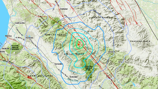 pinnacles earthquake 