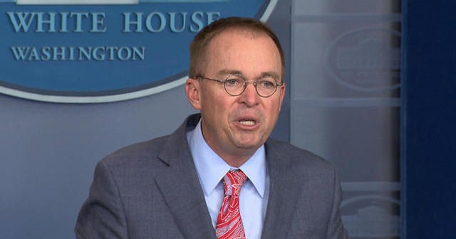 Mulvaney says delay in Ukraine aid linked to DOJ investigation