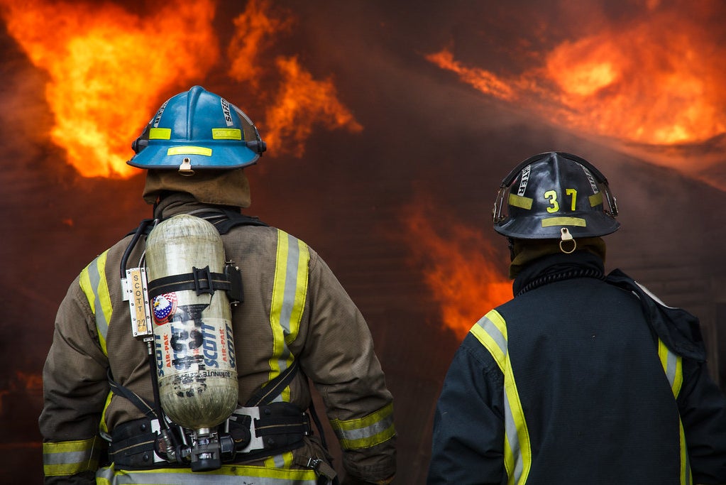 Six firefighters treated for breathing issues following Northwest ...
