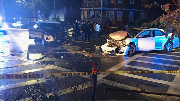 boston police crash 