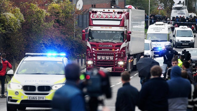 39 Bodies Discovered In Lorry In Thurrock 