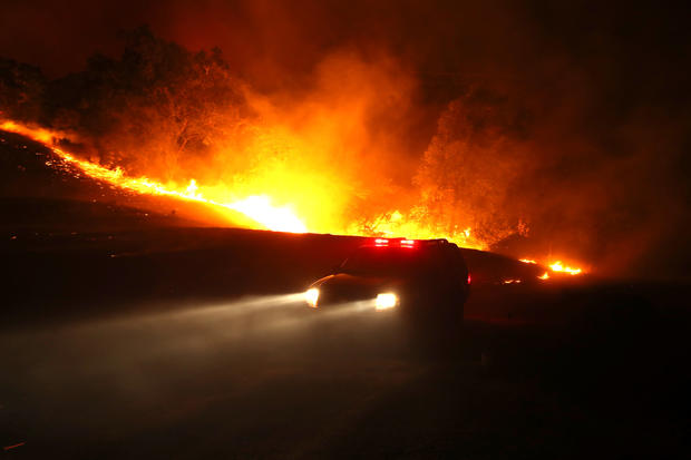 Evacuations Issued For Parts of Sonoma County As Kincade Fire Spreads 