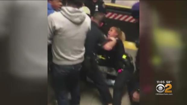 teens subway brawl 