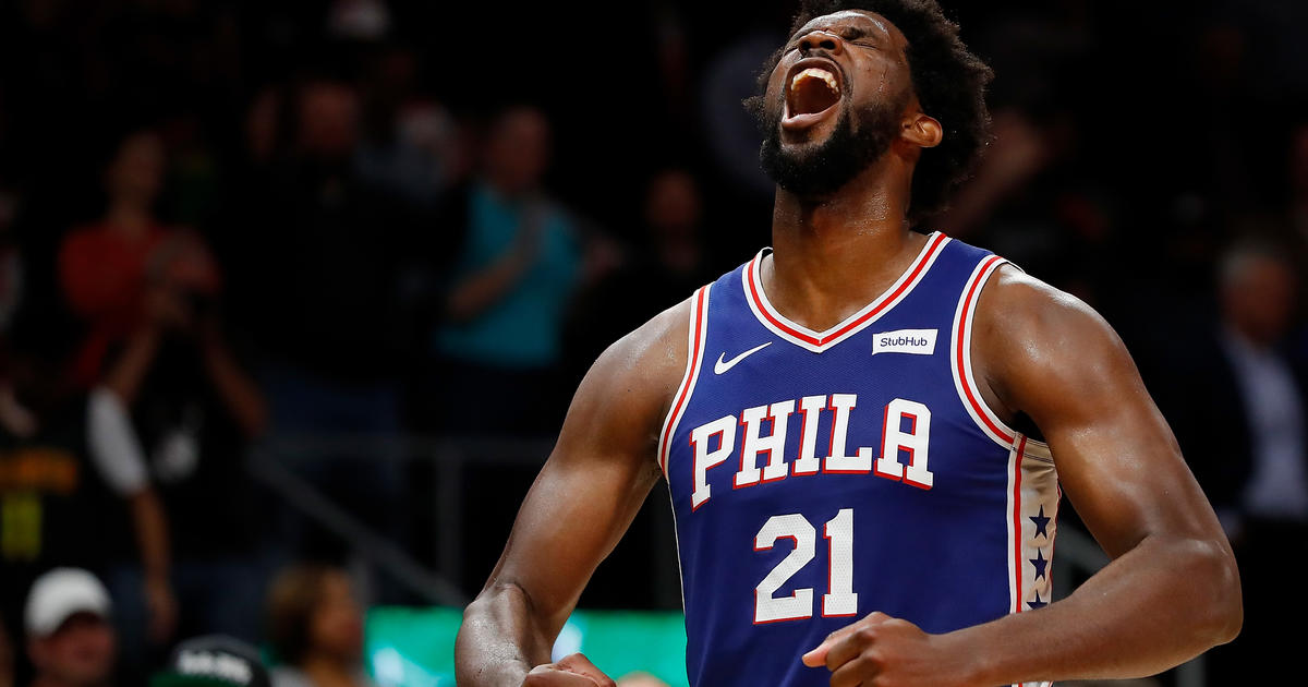 Joel Embiids Career High 49 Points Leads Sixers Past Hawks As Home Dominance Continues Cbs