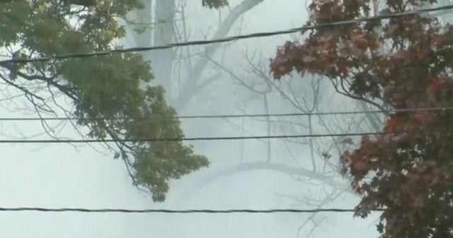 Homes on fire after plane crashes in New Jersey CBS News