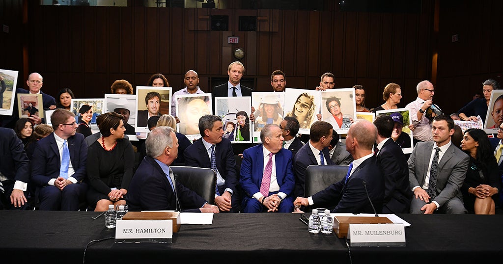 Boeing CEO Tells Congress Company Knew Of Test Pilot's 737 Max Concerns ...