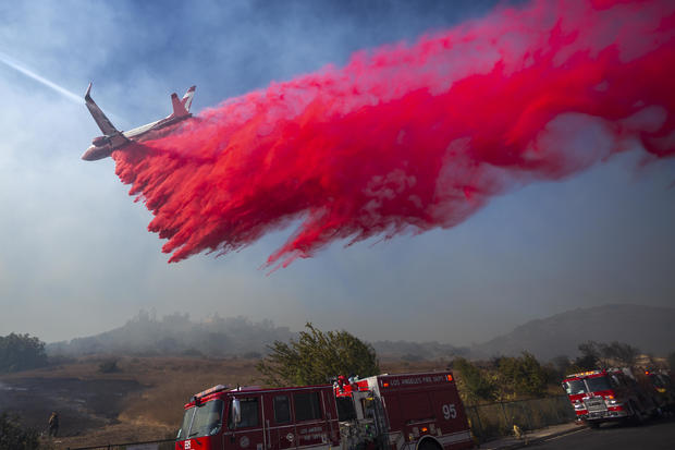 "Extreme" Santa Ana Winds Spark New Wildfires In Southern California 