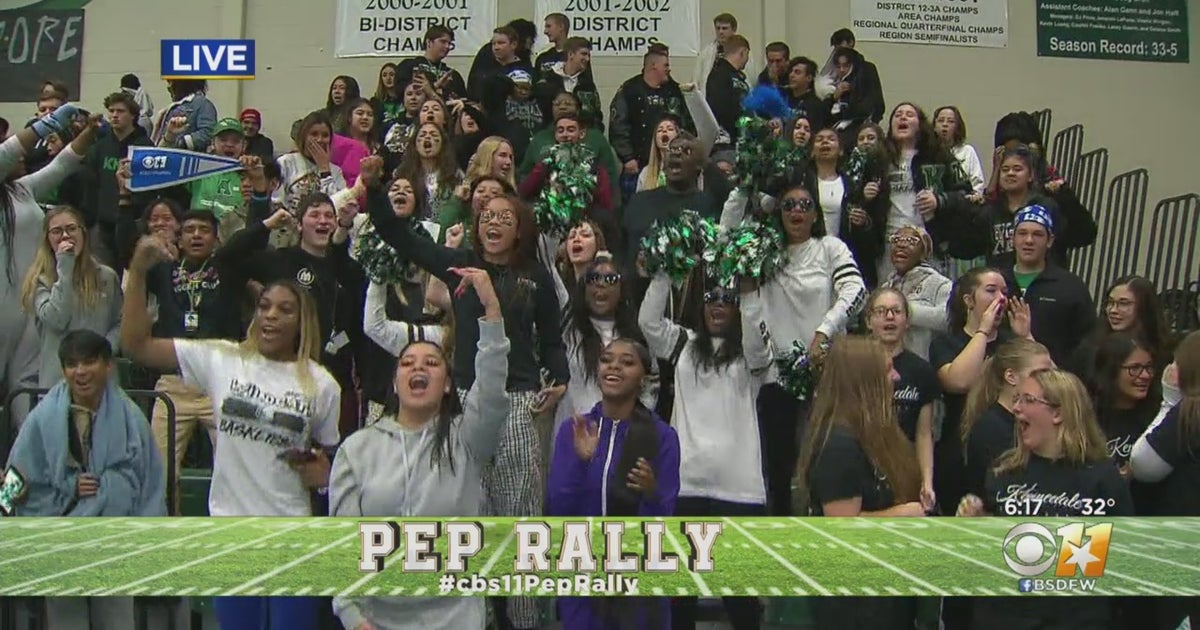 CBS 11 Pep Rally Kennedale High School