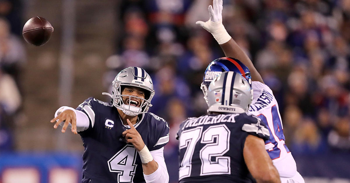 Dak Prescott throws for 3 TDs as Cowboys beat Giants again – The