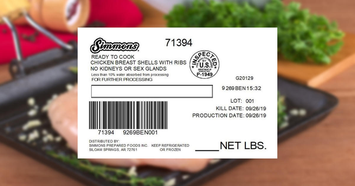 Over 2M Pounds Of Chicken Products Recalled In 8 States, Including ...