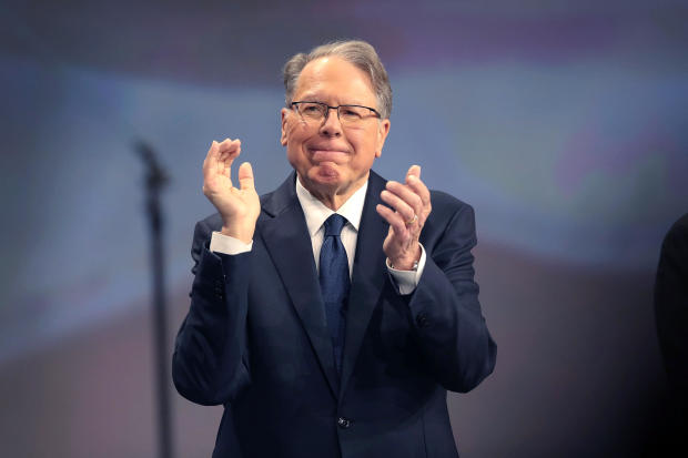 Wayne LaPierre, NRA executive vice president and CEO, attends the NRA's annual meeting of members on April 27, 2019, in Indianapolis. 
