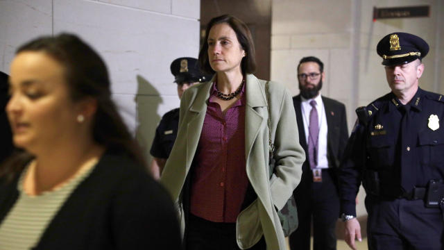 Former Trump Russia Advisor Fiona Hill  Returns To Review Deposition Transcript 