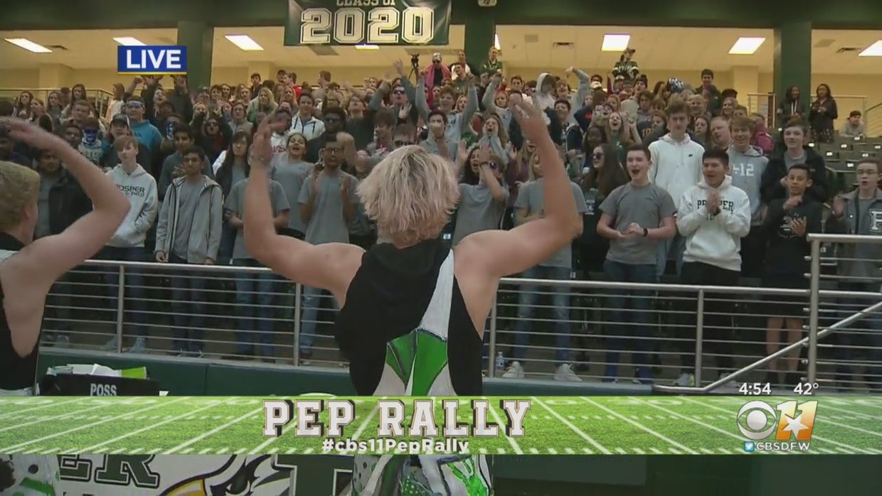 CBS 11 Pep Rally Prosper High School