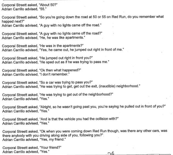 Police Report Interview 2 