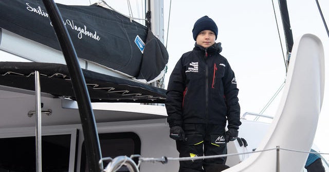 Climate activist Greta Thunberg sets sail from U.S. to Spain for a UN climate summit