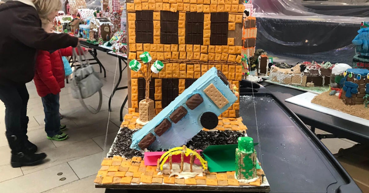 Sinkhole Bus Gingerbread House Entered Into Pittsburgh's Annual